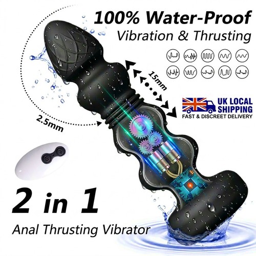 Thrusting anal butt - plug, dildo