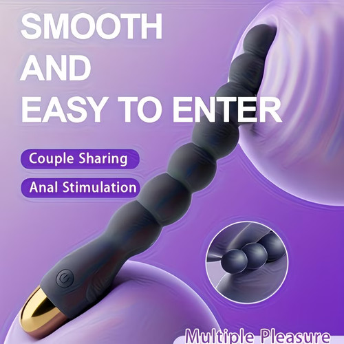 Anal plug vibrating butt beads - vibrating,