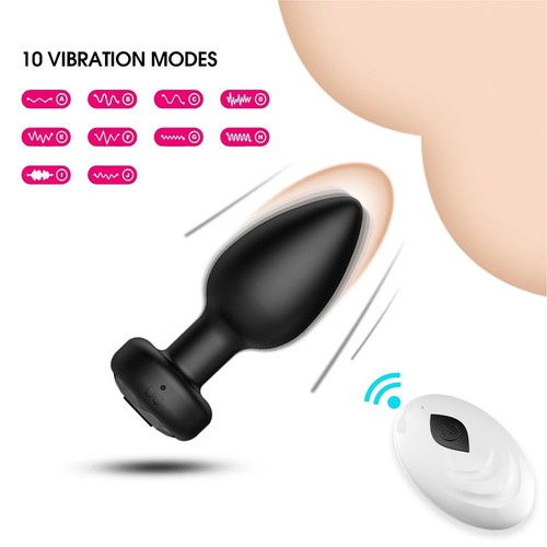 Remote control anal butt plug - anal,