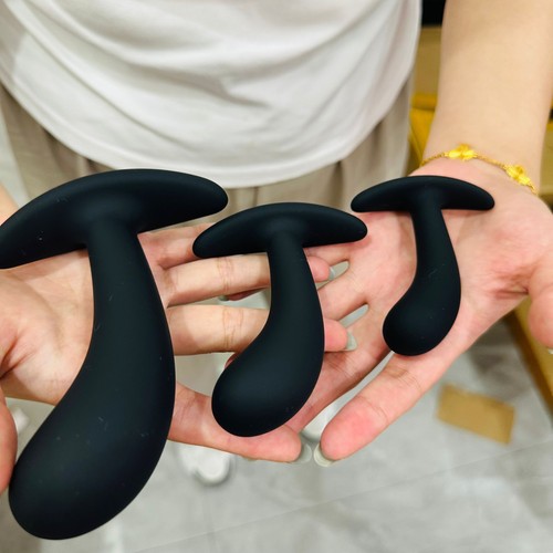 Silicone curved anal - silicone, butt