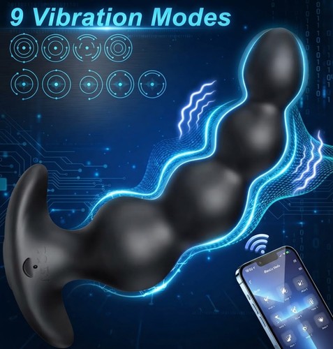 App remote anal butt plug - app,
