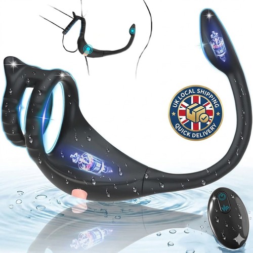 Penis cock ring anal vibrator - penis,