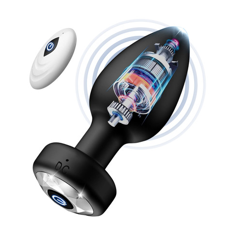 Anal butt plug vibrator dildo - plug,