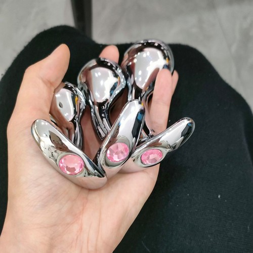Orgasm metal butt plug - metal,