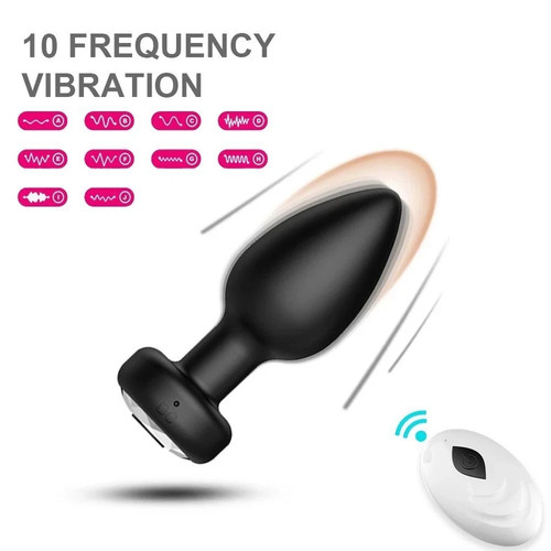Remote control anal butt plug - remote,